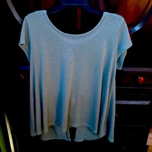 Mint green shirt